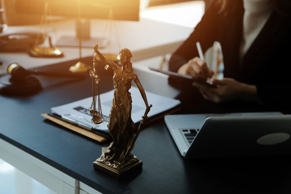 Judge Gavel With Justice Lawyers Having Team Meeting Law Firm Background Concepts Law 1024x682